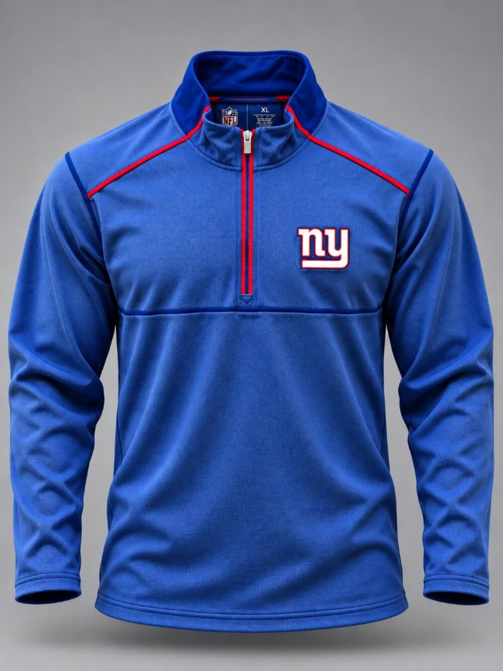 New York Giants Antigua Quarter Zip Pullover Blue Red Men’s XL NFL